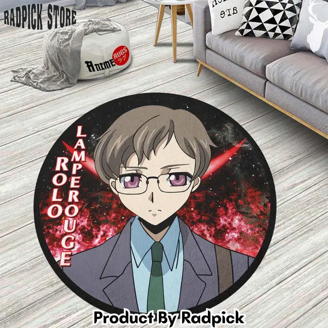Rolo lamperouge round rug custom code geass anime circle carpet  rp5959366